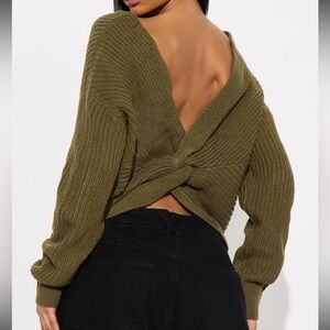 LOVE Tree | Twist Back Sweater